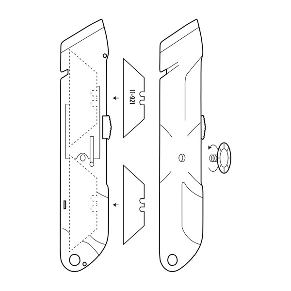 Zinc Alloy safety cutter