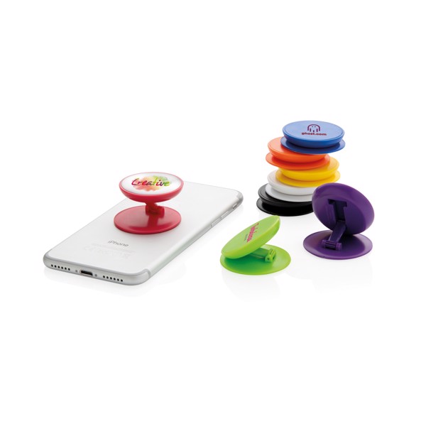 Stick 'n Hold phone stand - White