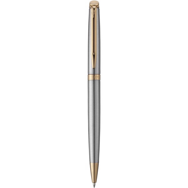 Waterman Hémisphère ballpoint pen (blue ink) - Silver / Gold