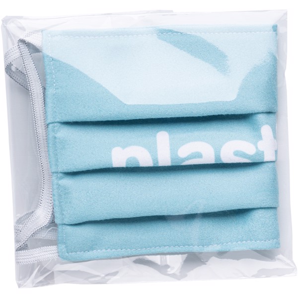 Sublimation reuseable mask with elastic bands
