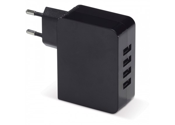 USB adapter 2.4A - Black
