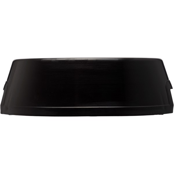 Jet plastic dog bowl - Solid black