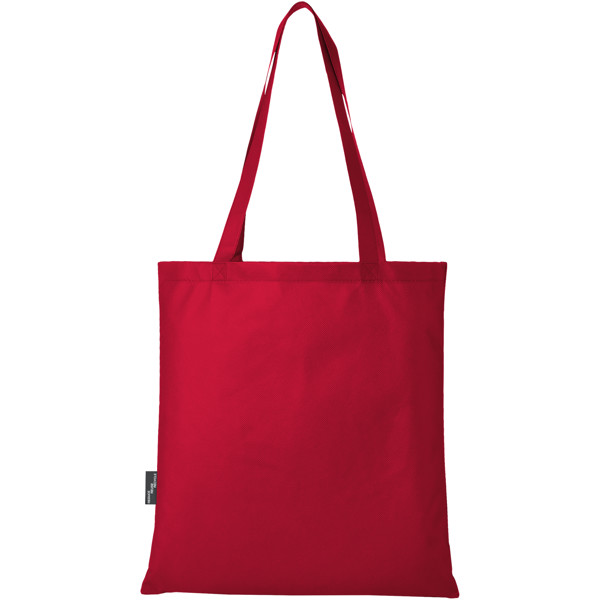 Zeus GRS recycled non-woven convention tote bag 6L - Red