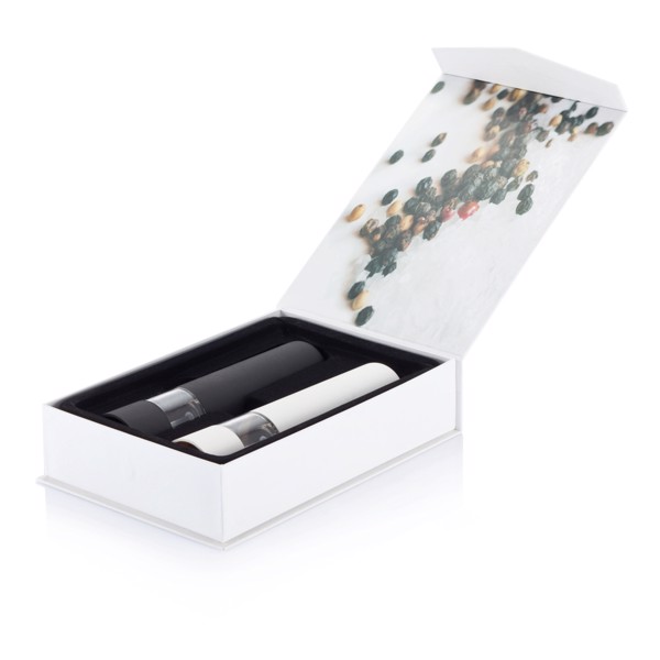 Sada elektrického mlýnku na sůl a pepř