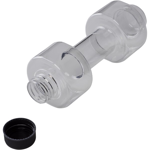 Coach 500 ml dumbbell water bottle - Transparent clear