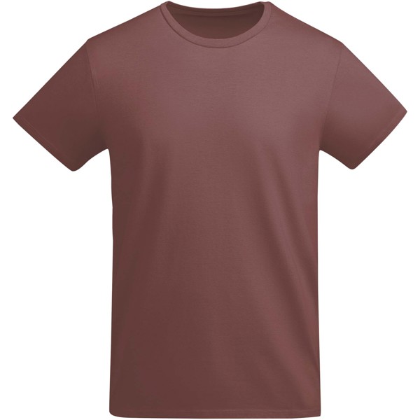 Breda organic cotton short sleeve men's t-shirt - Pale Red / 2XL