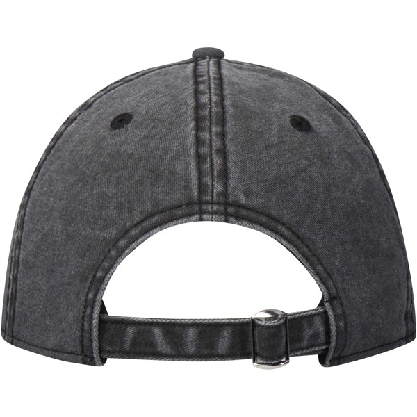 Grafton 6 panel washed cap - Black