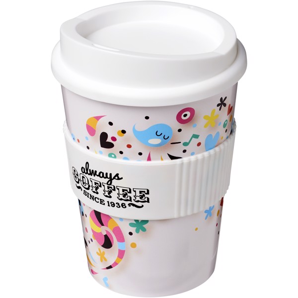 Brite-Americano® Vaso Medio de 300 ml con agarradera - Blanco