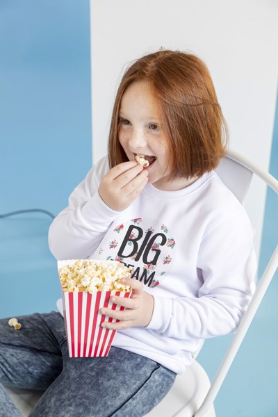 Kids Technique Sweatshirt Kroby - White / 6-8