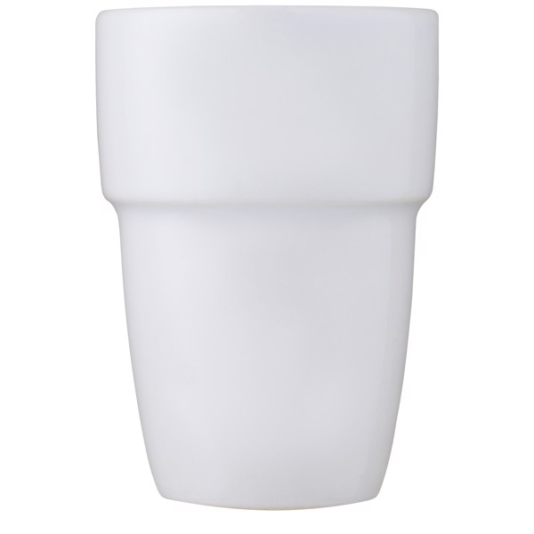 Staki 4-piece 280 ml stackable mug gift set - White