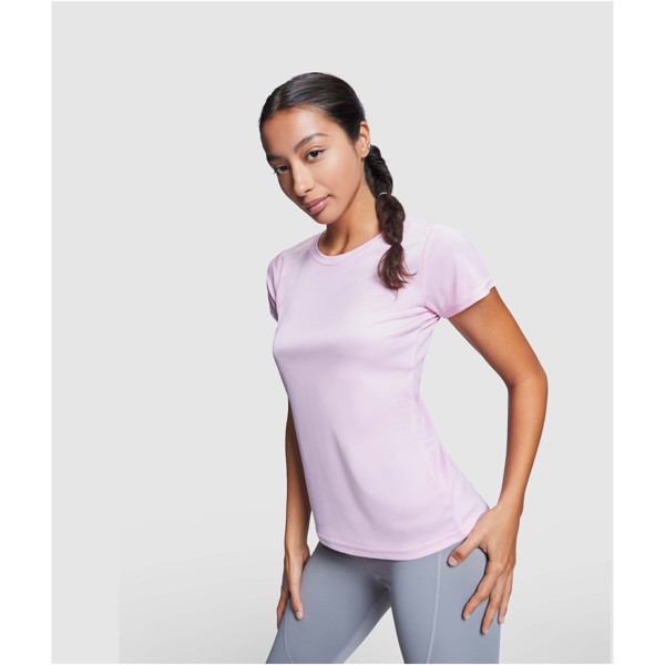 Montecarlo short sleeve women's sports t-shirt - Rossette / S