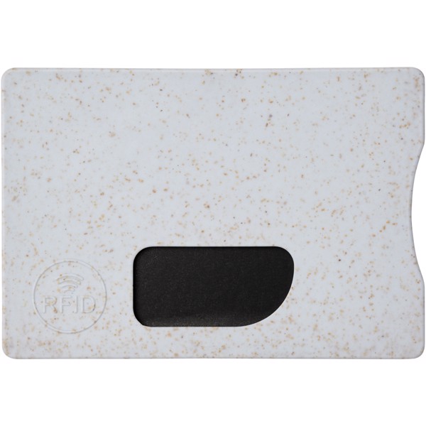 Straw RFID card holder - Grey