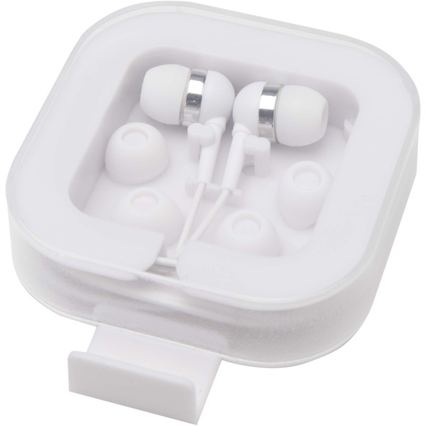 Dofida wired Type-C earbuds with recycled plastic storage box - White
