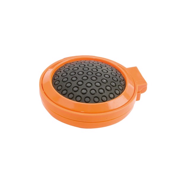 Hairbrush with Mirror Glance - White