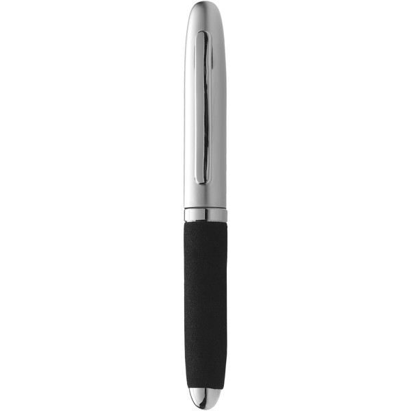 Vienna ballpoint pen - Silver / Solid black