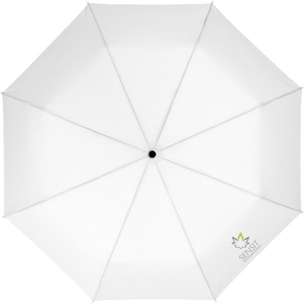 Wali 21\" foldable auto open umbrella - White