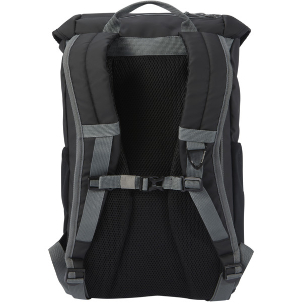 Aqua 15.6\" GRS recycled water resistant laptop backpack 23L