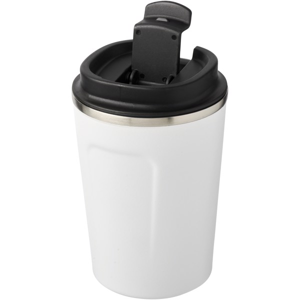 Vaso de 360 ml con aislamiento de cobre al vacío "Thor" - Blanco