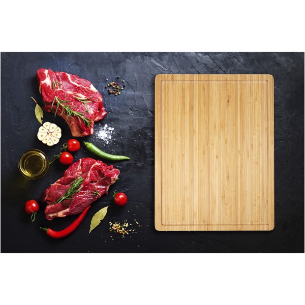 Fet bamboo steak cutting board