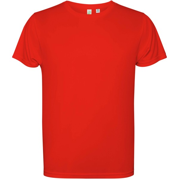 Estoril short sleeve kids t-shirt - Red / 12