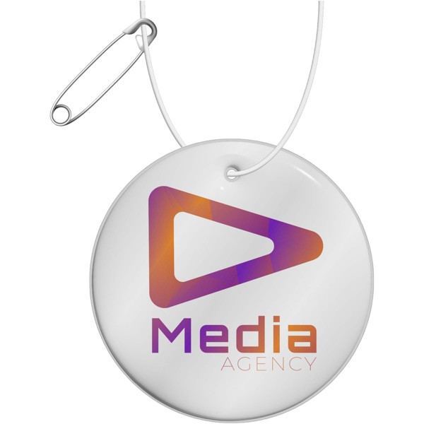 RFX™ H-16 round lightweight reflective PVC hanger - medium - White