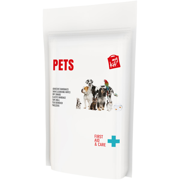 MyKit Pet First Aid Kit with paper pouch - White