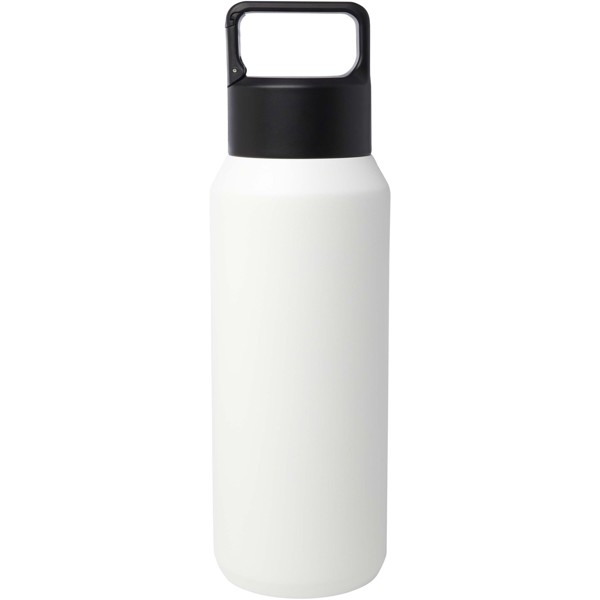 Astra 600 ml RCS recycled stainless steel copper vacuum insulated water bottle (carbonated safe) - White