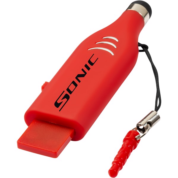 Stylus USB paměť - Červená s efektem námrazy / 4GB