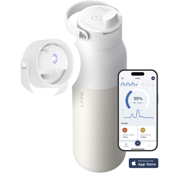 LARQ PureVis™ 2.0 680 ml water bottle - White
