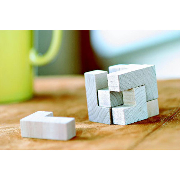 Wooden puzzle in cotton pouch Trikesnats