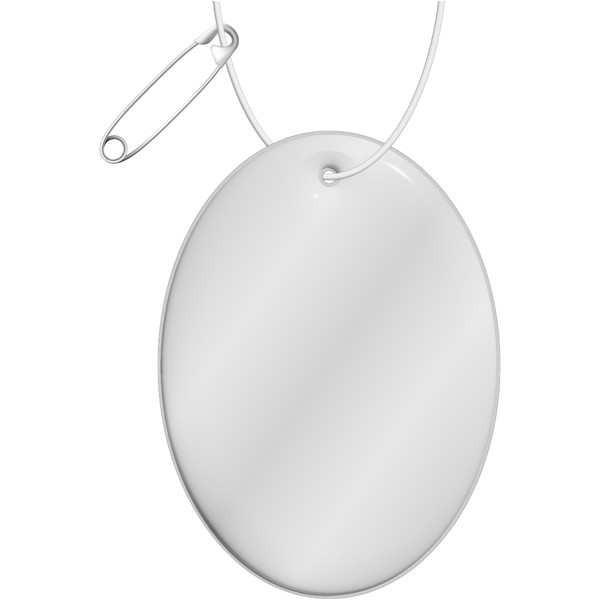 RFX™ H-12 oval reflective PVC hanger - White