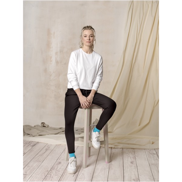 Dámské triko Ponoka s dlouhým rukávem, organická bavlna - Bílá / XL