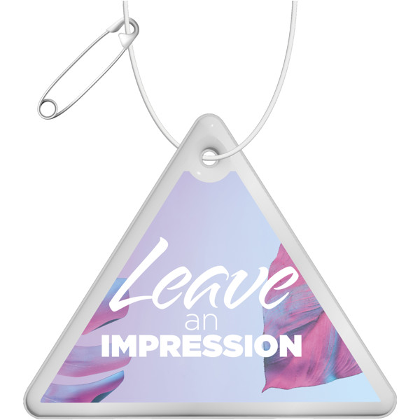 RFX™ H-12 triangle reflective PVC hanger - White