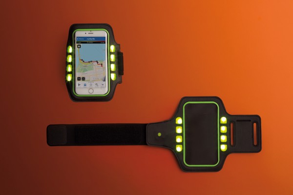 Running holder with LED light