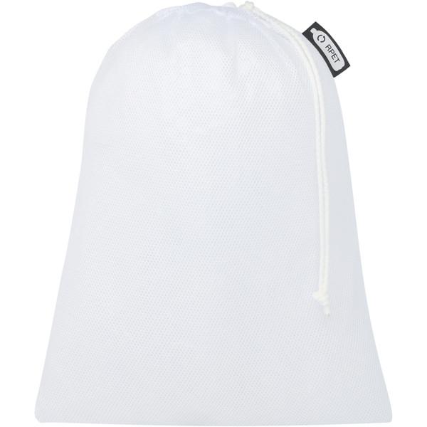 Recycled polyester grocery bag 25x32 cm