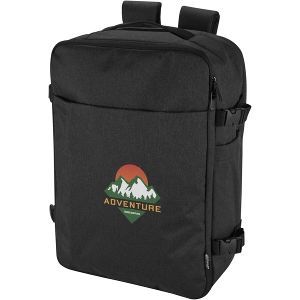 Libra 17" GRS recycled carry-on backpack 25L - Heather Charcoal