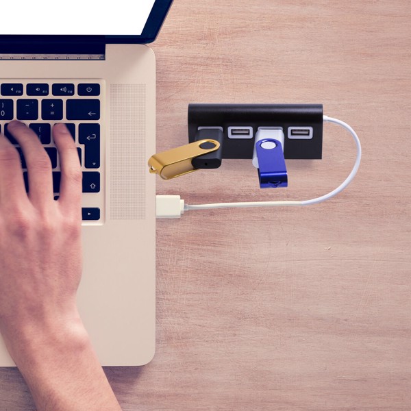 USB Hub Weeper - Silver