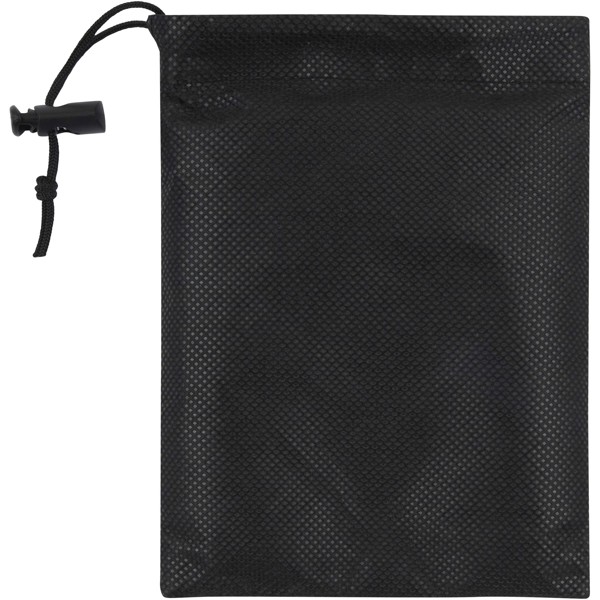Lucas RPET sport towel 50x100 cm - Black