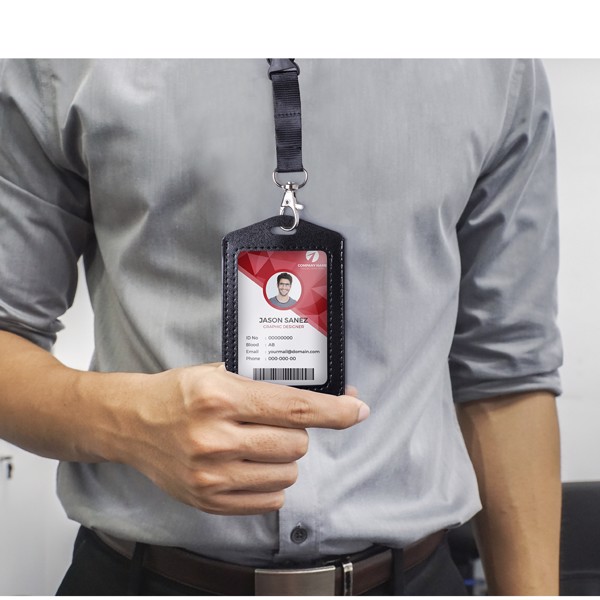 Id Badge Lanyard Zornit - White