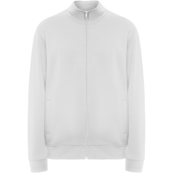 Ulan unisex full zip sweater - White / S