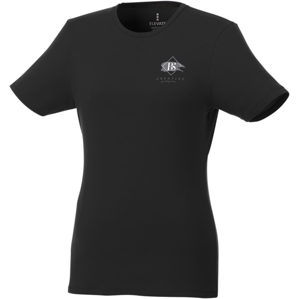 Balfour short sleeve women's organic t-shirt - Solid Black / XS