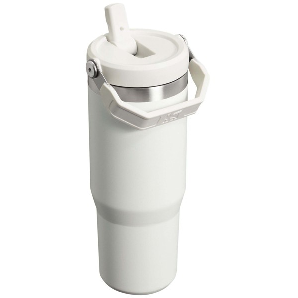 Stanley 890 ml IceFlow™ flip straw tumbler - Frosted White