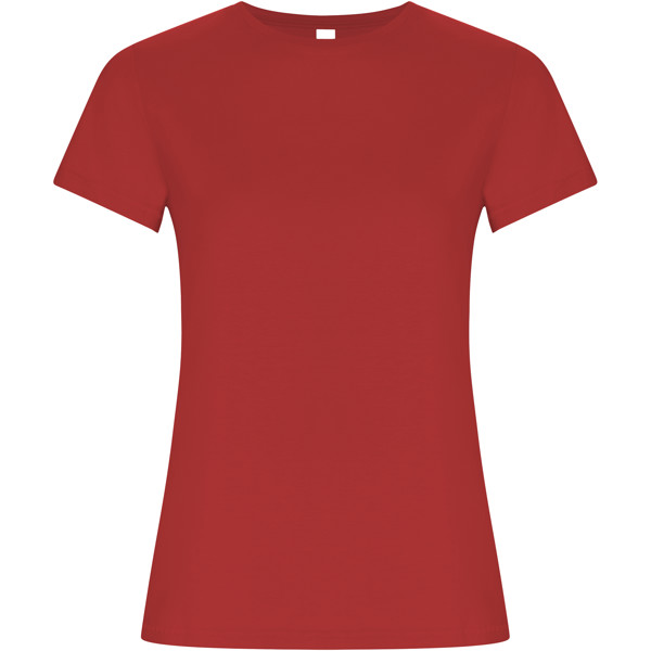 Golden short sleeve women's t-shirt - Red / M