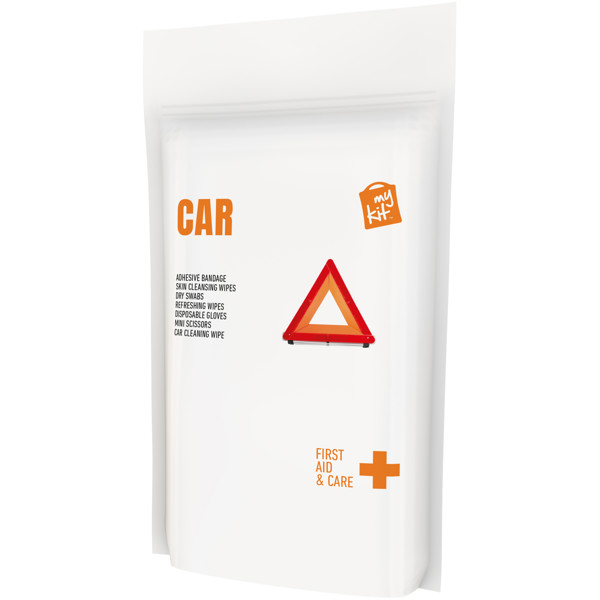 MyKit Car First Aid Kit with paper pouch - White