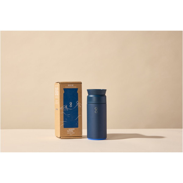 Ocean Bottle 350 ml brew flask - Ocean Blue