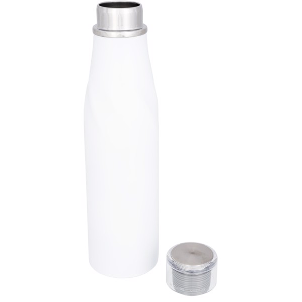 Hugo 650 ml selbstversiegelnde Kupfer-Vakuum Isolierflasche - weiss