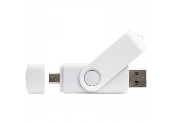 USB flash drive on-the-go 16GB - White