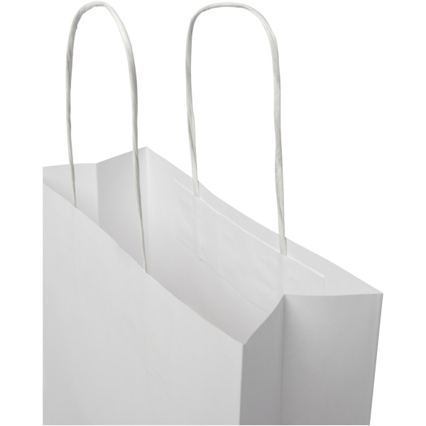 Kraft 120 g/m2 paper bag with twisted handles - medium - White