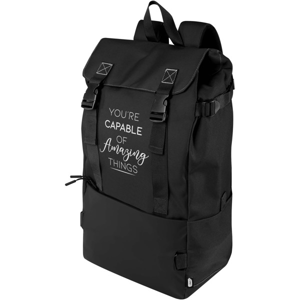 Roam GRS recycled modular backpack - Black