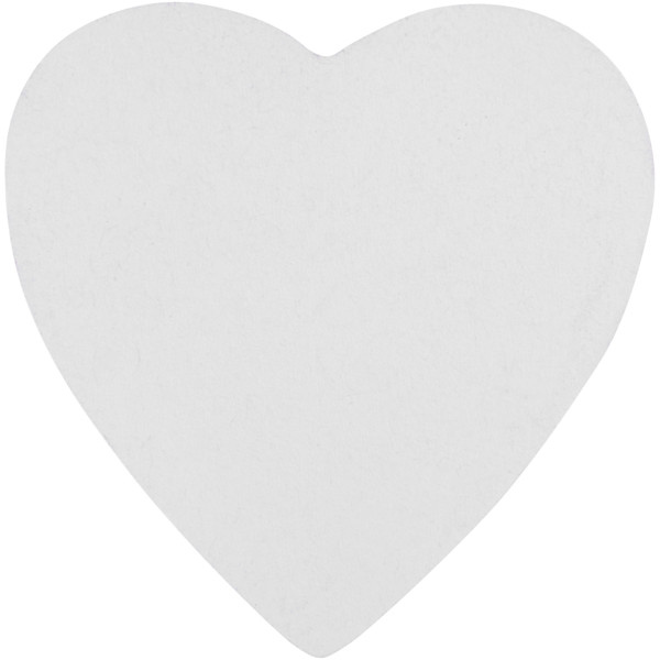 Sticky-Mate® heart-shaped recycled sticky notes